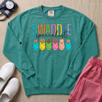 NICU Postpartum Nurse Swaddle Specialist Sweatshirt - Seafoam Comfort Colors Sweatshirt | HugTee