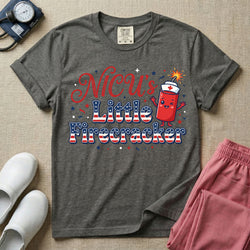 NICU's Little Firecracker 4th of July Nurse T-Shirt-T-Shirt-HugTee