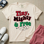 Tiny Mighty And Free Juneteenth NICU Nurse T-Shirt-T-Shirt-HugTee