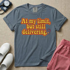 Funny L&D Nurse At My Limit But Still Delivering Retro T-Shirt