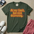 Funny L&D Nurse At My Limit But Still Delivering Retro T-Shirt