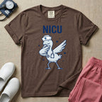 Dabbing Stork NICU Nurse Cute Funny T-Shirt