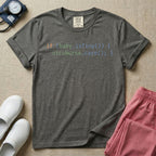 Minimalist graphic styled like computer code that reads if baby is tiny then nicu nurse care for neonatal intensive care unit nurses.