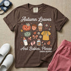 Retro Autumn Leaves And Babies Please Labor and Delivery Nurse Fall T-Shirt-T-Shirt-HugTee