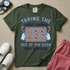 Taking The Cutest Cookies Out Of The Oven Labor and Delivery Christmas Nurse T-Shirt-T-Shirt-HugTee