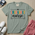 Retro Emergency Nurse Groovy ER Nurse T-Shirt-T-Shirt-HugTee