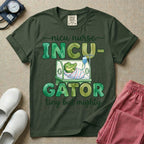 Funny Incugator Tiny But Mighty NICU Nurse T-Shirt-T-Shirt-HugTee