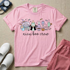 Cute Kawaii NICU Boo Crew Halloween Nurse T-Shirt-T-Shirt-HugTee