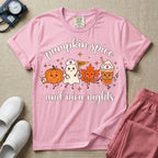 Cute Pumpkin Spice and NICU Nights Fall Night Shift Nurse T-Shirt-T-Shirt-HugTee