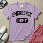 Retro Emergency Dept Collegiate Athletic ER Nurse T-Shirt