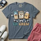 Retro ER Crew Funny Cartoon Emergency Room Nurse T-Shirt