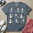 Cute Duck Nurse Hospital Routine Daily Shift T-Shirt