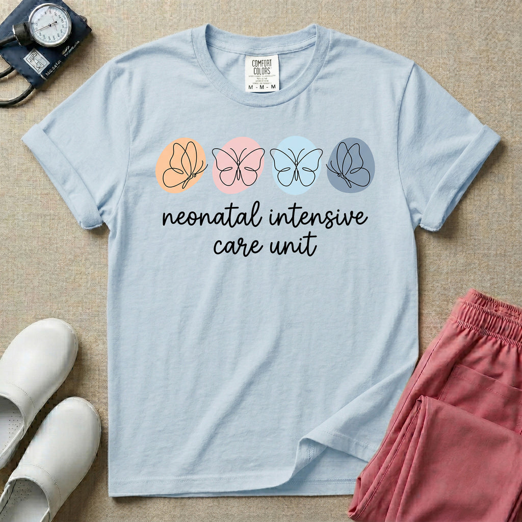Neonatal Intensive Care Unit Butterfly T-Shirt-T-Shirt-HugTee