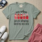 North Pole NICU Crew ICU When You're Sleeping Christmas T-Shirt-T-Shirt-HugTee
