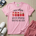 North Pole NICU Crew ICU When You're Sleeping Christmas T-Shirt-T-Shirt-HugTee