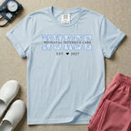 Custom Blue Toile NICU Nurse Neonatal Intensive Care T-Shirt-T-Shirt-HugTee