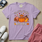Team Tiny Turkeys NICU Crew Fall Thanksgiving T-Shirt-T-Shirt-HugTee
