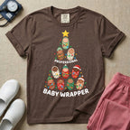 Professional Baby Wrapper Christmas NICU Nurse T-Shirt-T-Shirt-HugTee