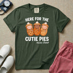 Here For The Cutie Pies NICU Crew Fall Thanksgiving T-Shirt-T-Shirt-HugTee