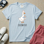 Personalized Nurse Goose Holding Swaddled Baby T-Shirt-T-Shirt-HugTee