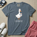 Personalized Nurse Goose Holding Swaddled Baby T-Shirt-T-Shirt-HugTee