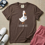 Personalized Nurse Goose Holding Swaddled Baby T-Shirt-T-Shirt-HugTee