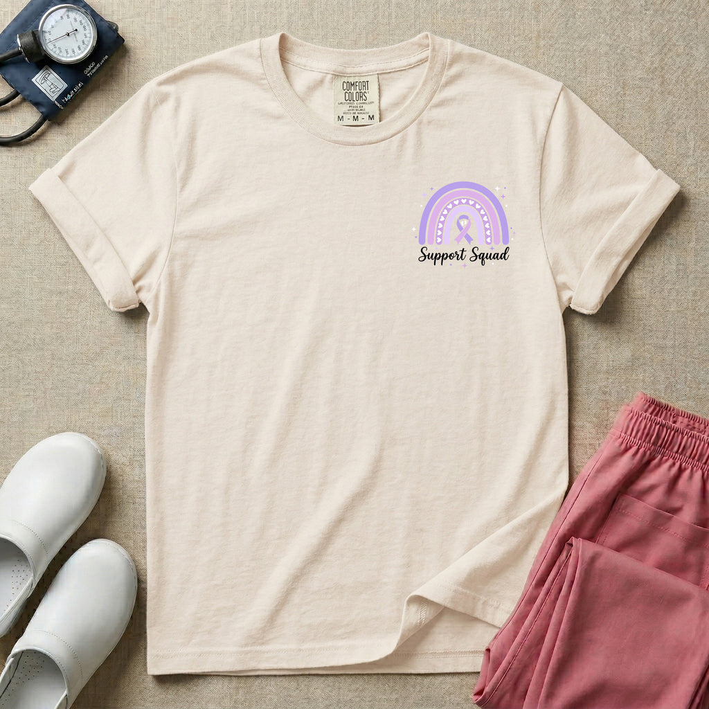 NICU Nurse In November We Wear Purple Prematurity Awareness Two-Sided T-Shirt-T-Shirt-HugTee