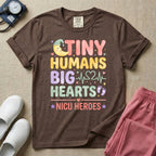 Tiny Humans Big Hearts NICU Heroes T-Shirt-T-Shirt-HugTee