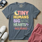 Tiny Humans Big Hearts NICU Heroes T-Shirt-T-Shirt-HugTee
