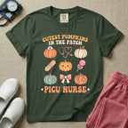 Cutest Pumpkins In The Patch PICU Nurse Fall Thanksgiving T-Shirt