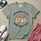 Delivering Little Pumpkins & Pies L&D Fall Thanksgiving Cool T-Shirt