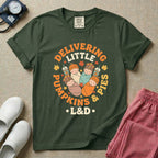 Delivering Little Pumpkins & Pies L&D Fall Thanksgiving T-Shirt