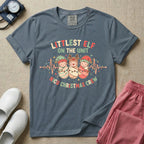 Littlest Elf On The Unit NICU Christmas Crew T-Shirt