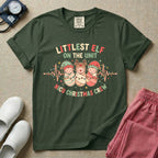 Littlest Elf On The Unit NICU Christmas Crew T-Shirt