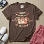 Littlest Elf On The Unit NICU Christmas Crew T-Shirt