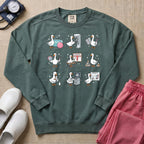 Funny OB-GYN Silly Goose Sweatshirt - Blue Spruce Comfort Colors Sweatshirt | HugTee