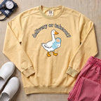 Delivery Or Takeout Funny L&D Nurse Sweatshirt - Butter Comfort Colors Sweatshirt | HugTee