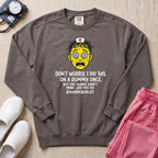 Funny Mannequin Practice Nurse Sweatshirt - Pepper Lifestyle Hero Mockup | HugTee