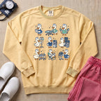 Cute Duck Nurse Hospital Routine Daily Shift Sweatshirt - Butter Comfort Colors Sweatshirt | HugTee