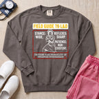 Funny Field Guide To L&D Retro Nurse Sweatshirt - Pepper Lifestyle Hero Mockup | HugTee