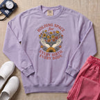Holding Space For Every Birth Every Body L&D Nurse Doula Sweatshirt - Orchid Comfort Colors Sweatshirt | HugTee