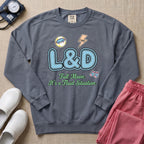 L&D Full Moon Fluid Situation Night Shift Nurse Sweatshirt - Blue Jean Comfort Colors Sweatshirt | HugTee