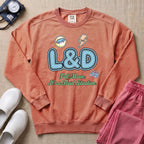 L&D Full Moon Fluid Situation Night Shift Nurse Sweatshirt - Terracotta Comfort Colors Sweatshirt | HugTee