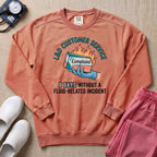 Funny L&D Customer Service Nurse Sweatshirt - Terracotta Comfort Colors Sweatshirt | HugTee