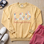 Boho Floral L&D Labor and Delivery Nurse Sweatshirt - Butter Comfort Colors Sweatshirt | HugTee