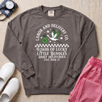 Retro Labor and Delivery Lucky Little Bundles St. Patrick's Day Sweatshirt - Pepper Lifestyle Hero Mockup | HugTee