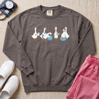 Funny Labor and Delivery Goose L&D Midwife Sweatshirt - Pepper Lifestyle Hero Mockup | HugTee