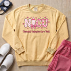 Retro NICU Nurse Cute Coquette Neonatal Intensive Care Unit Sweatshirt-Sweatshirt-HugTee