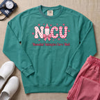 Retro NICU Nurse Cute Coquette Neonatal Intensive Care Unit Sweatshirt-Sweatshirt-HugTee