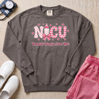 Retro NICU Nurse Cute Coquette Neonatal Intensive Care Unit Sweatshirt-Sweatshirt-HugTee